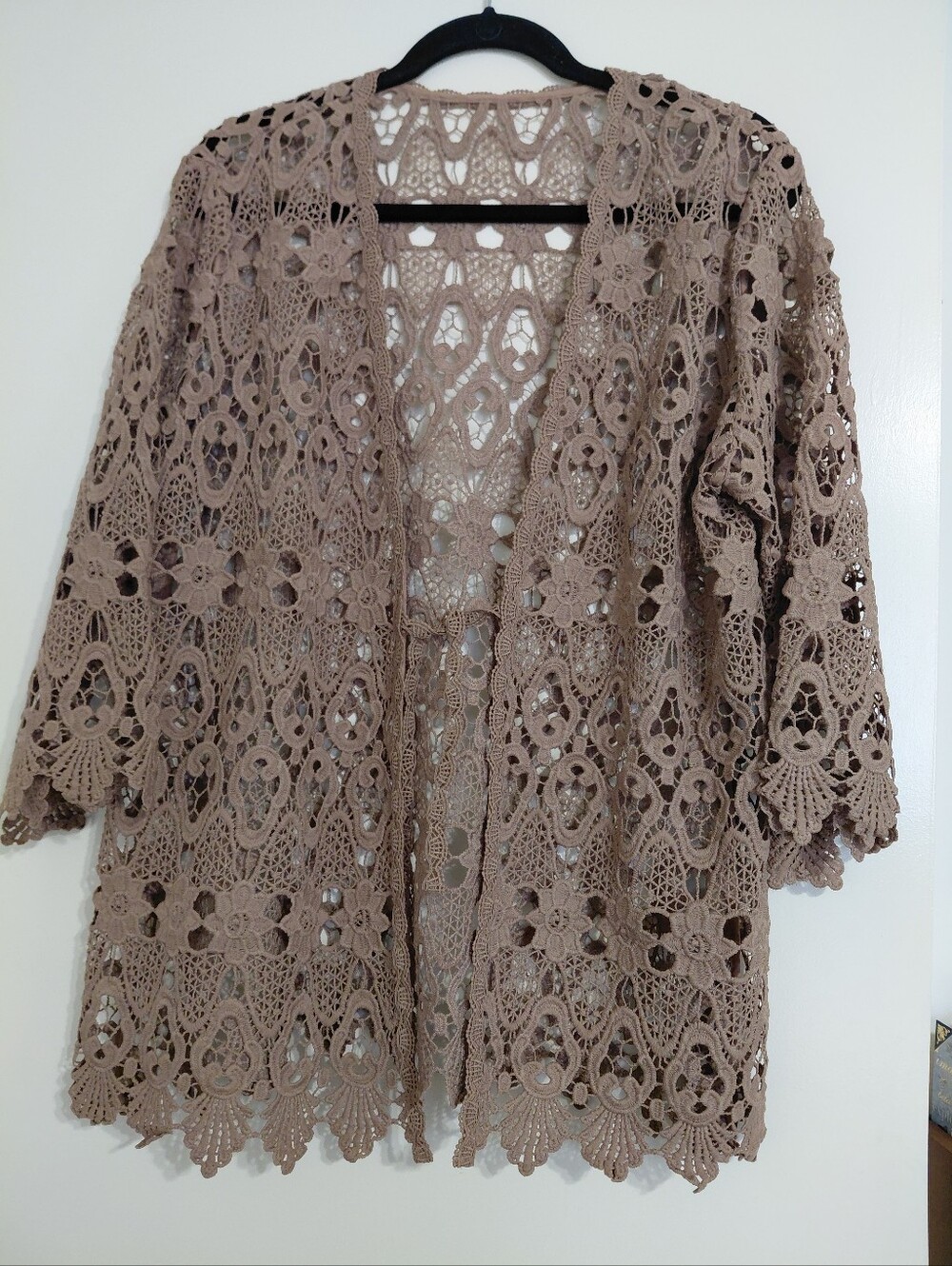 Lace Jacket/Cover Up. Sze L